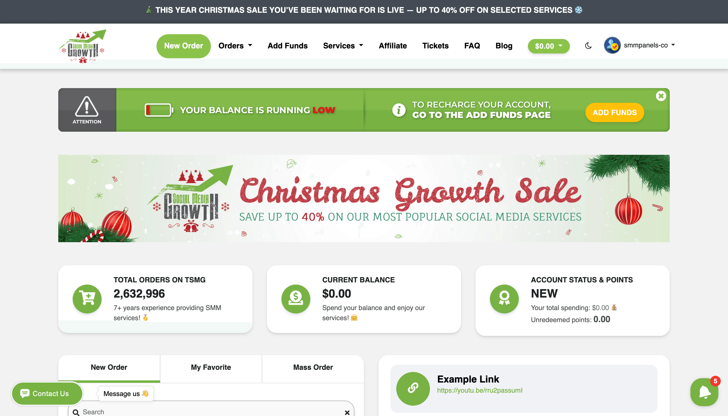 The Social Media Growth